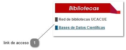 1.1 Bases de Datos Científicas dentro del campus